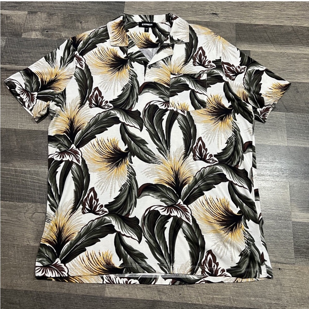 Express Floral polo